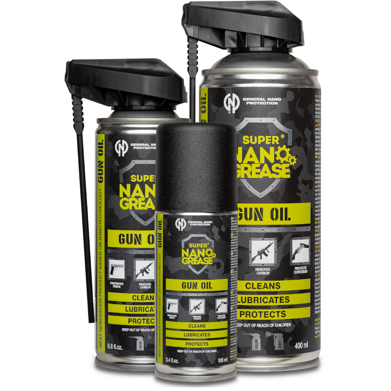 Three Bottles of Super Nano Gun Oil GNP DEFEND