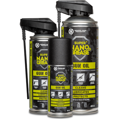Three Bottles of Super Nano Gun Oil GNP DEFEND